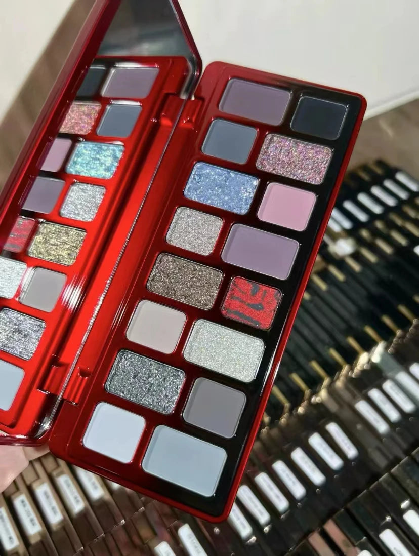 Cheeryep 16-Color Eyeshadow Palette – Glitter, Matte & Pearlescent