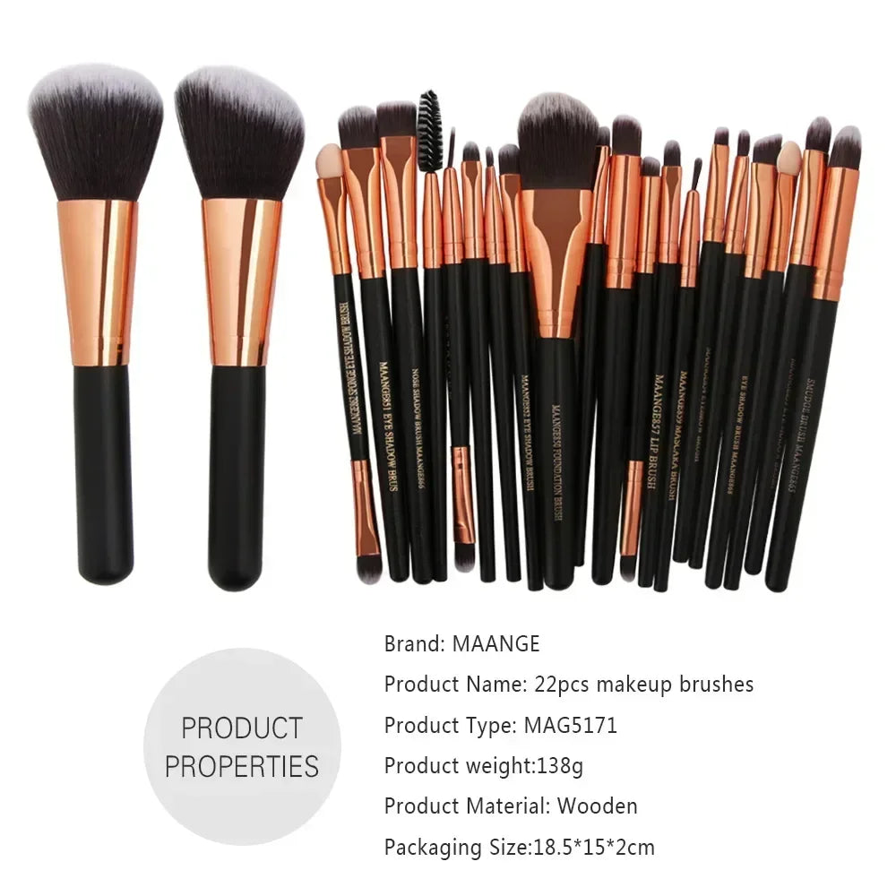 Professional Makeup Brush Set 3 13 22 Pcs