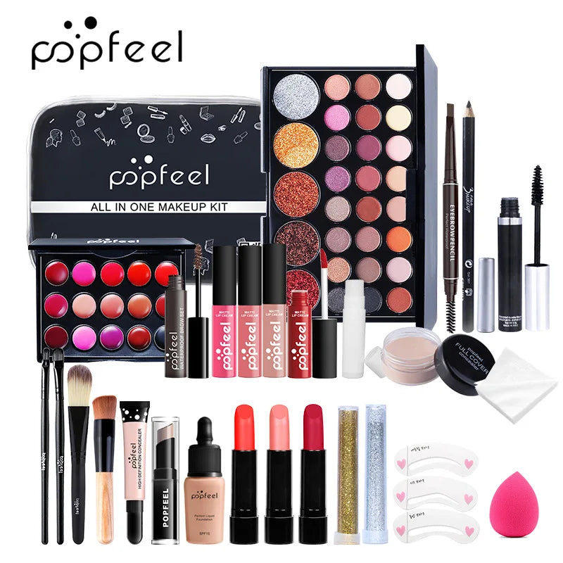 POPFEEL All-in-One Makeup Kit – Complete Beauty Gift Set