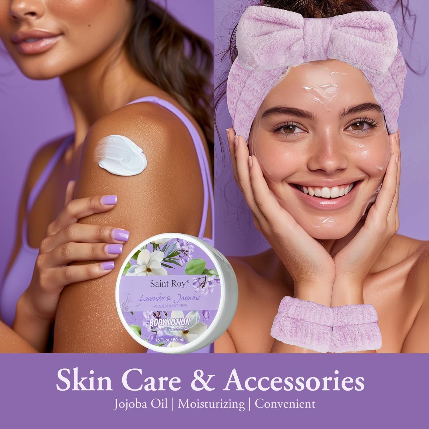 Luxury Lavender Jasmine Spa Gift Set for Mother's Day - 13-Piece Pampering Kit for Women, Ideal Get Well and Birthday Gifts