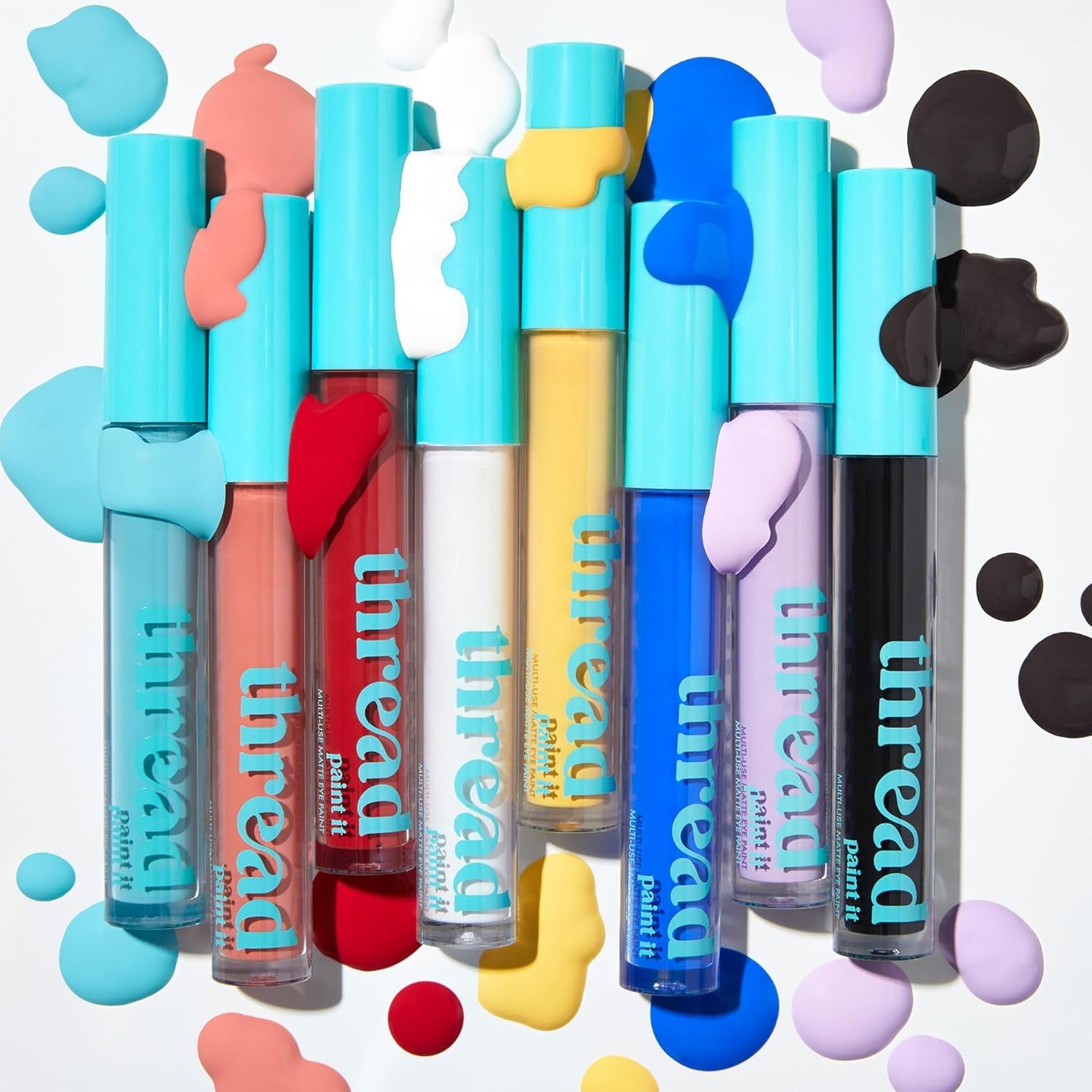 Beauty Paint It Vegan Liquid Eye Color, Moisturizing, Long-Lasting Formula with Matte Finish, Mellow Yellow - Pastel