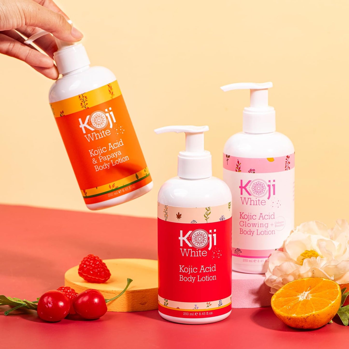 Kojic Acid Body Lotion – Vegan Moisturizing Lotion for Dry Skin, Hydrating and Nourishing, Paraben-Free, 8.45 Fl Oz