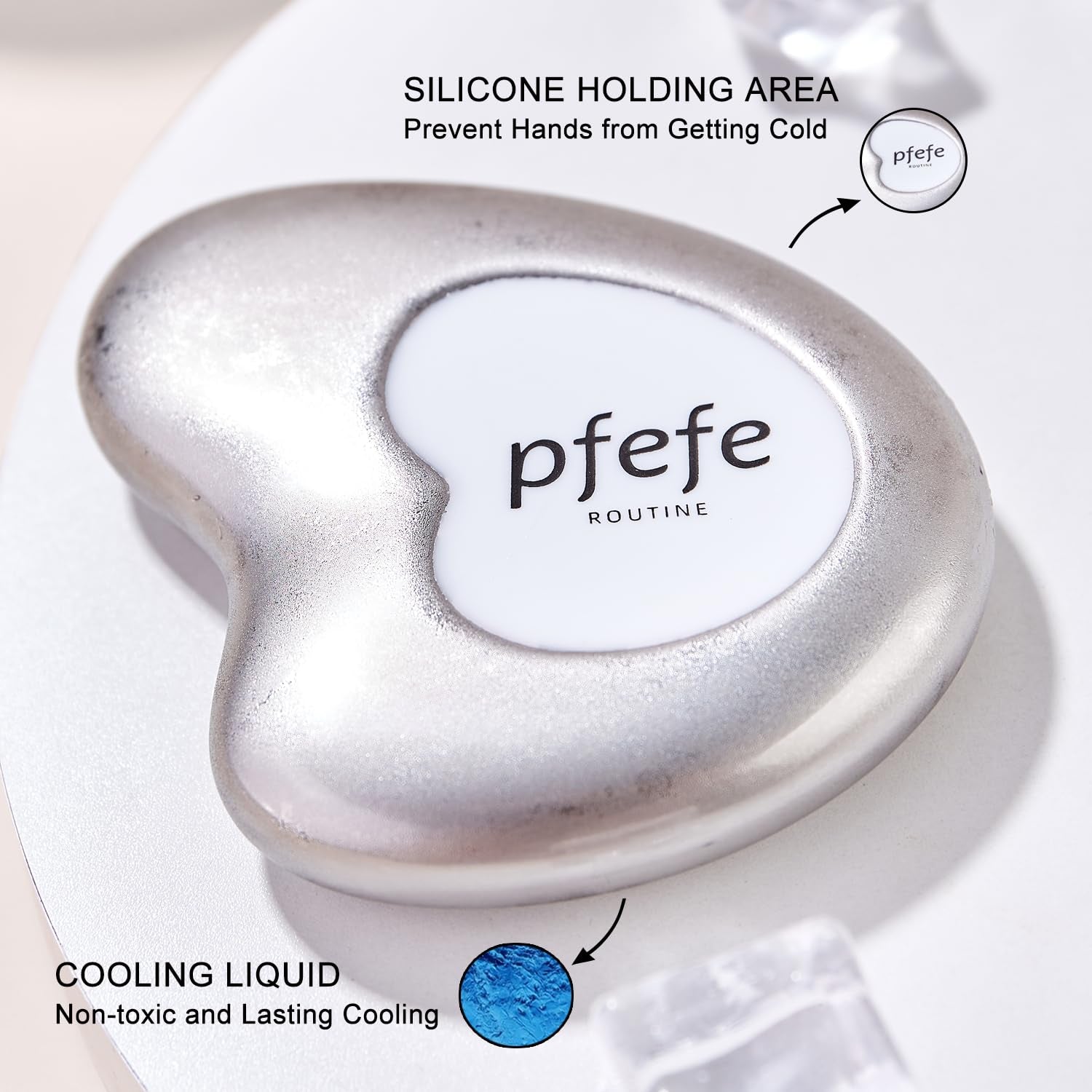 Stainless Steel Cryo Gua Sha Facial and Body Spa Tool for Enhanced Skin Care