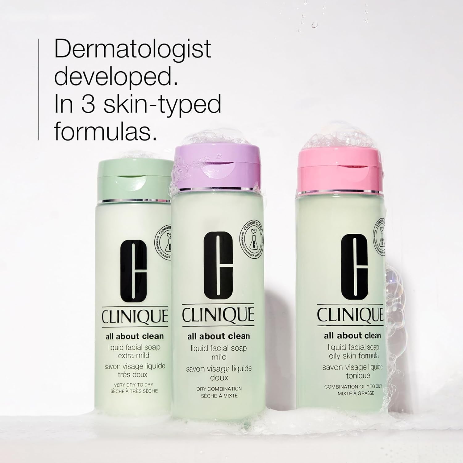 3-Step Gentle Facial Cleanser for Dry Combination Skin - Type 2