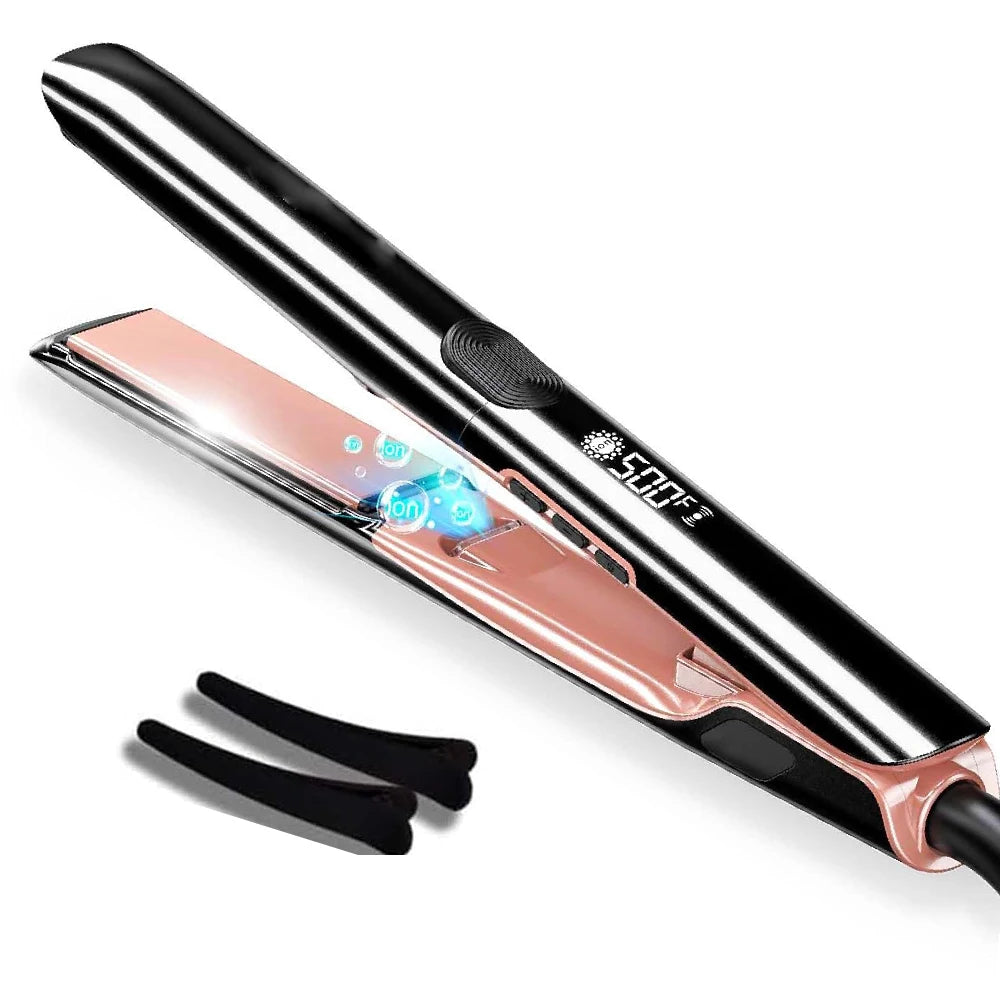 Professional Hair Straightener – 500F High Keratin Flat Iron