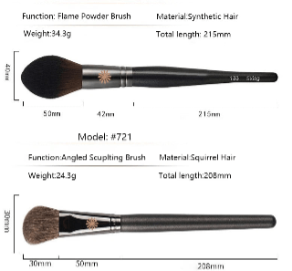 Set of 23 makeup brushes - Addoree