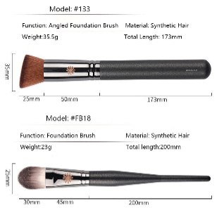 Set of 23 makeup brushes - Addoree