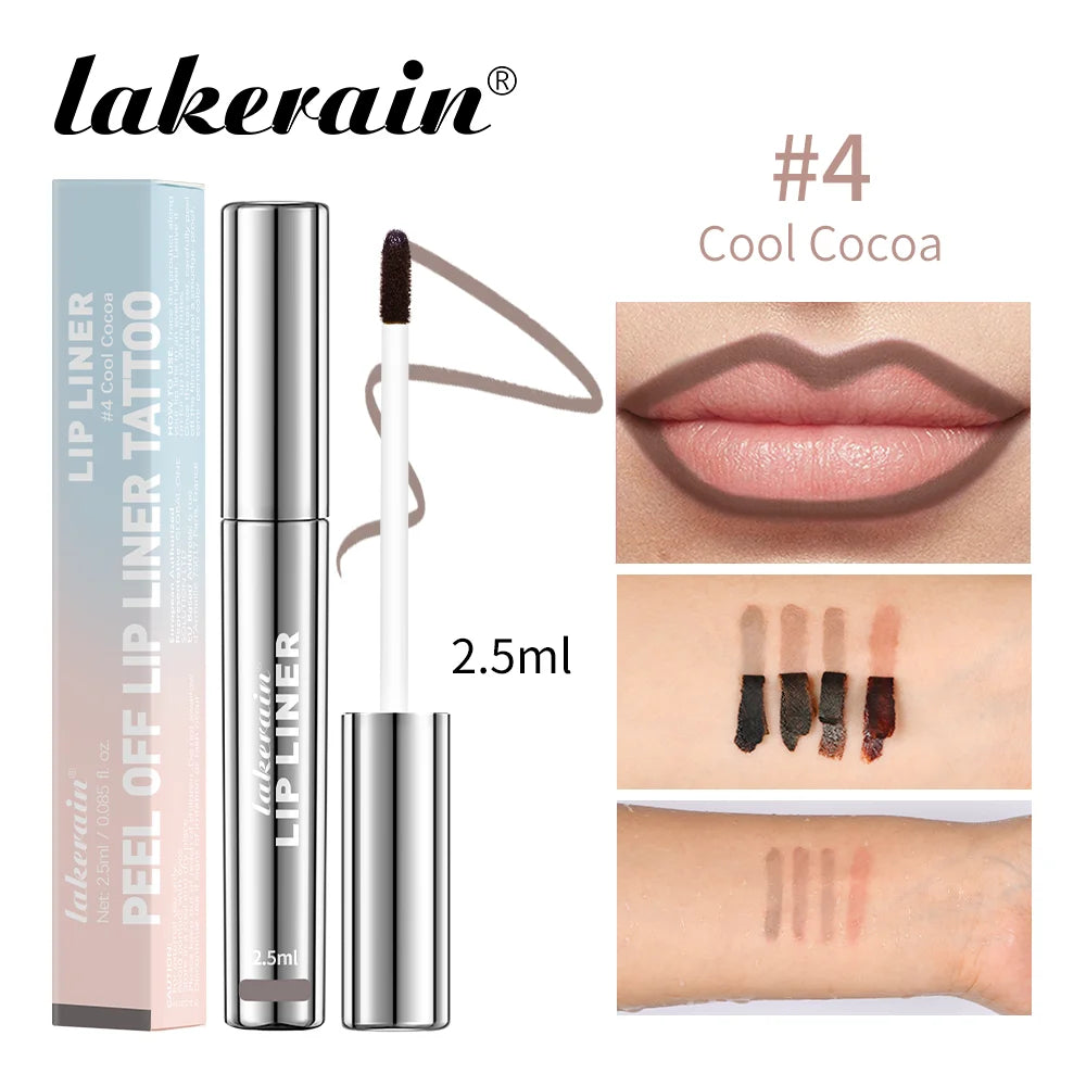 Waterproof Lip Liner Peel Off Tattoo Gloss Long Lasting