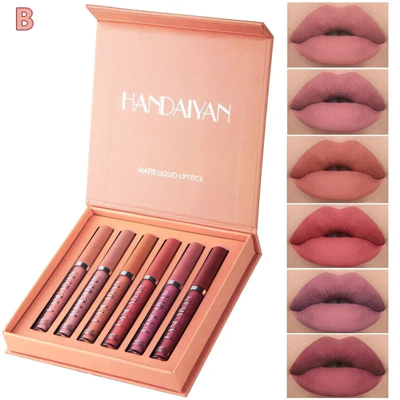 HANDAIYAN Lipstick Set – Waterproof, Long-Lasting & Matte