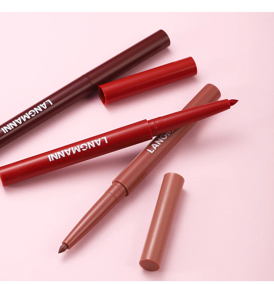 Waterproof Lip Liner and Lipstick Set