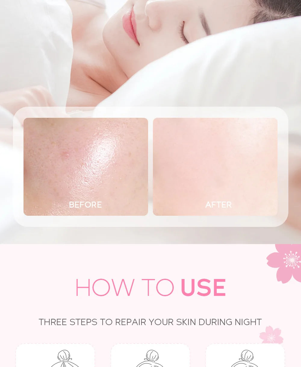 Sakura Moisturizing Sleeping Masks 100 units