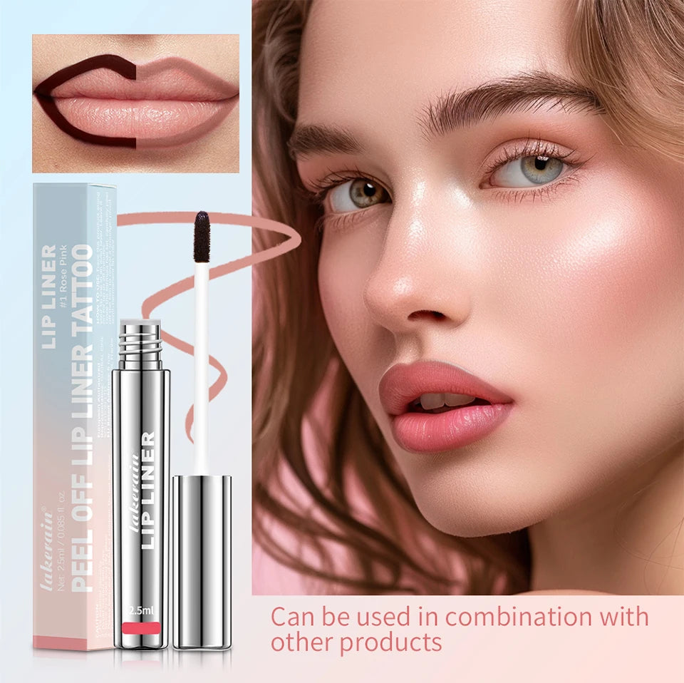 Waterproof Lip Liner Peel Off Tattoo Gloss Long Lasting