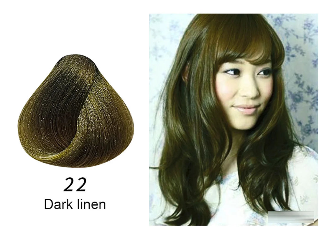 Mokeru Natural Brown Hair Color Shampoo – Long-Lasting Permanent Dye