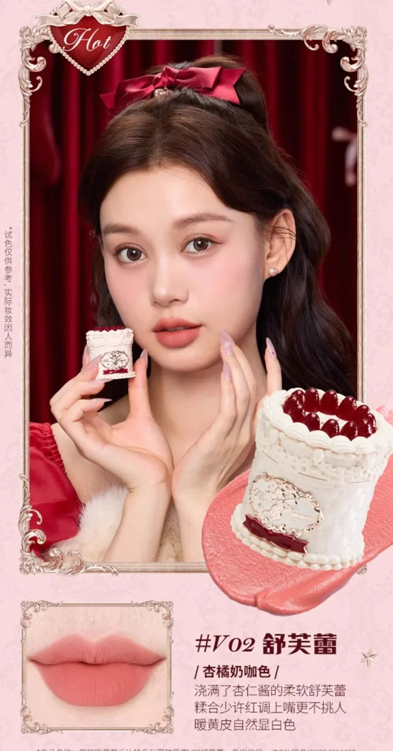 Flowerknows Strawberry Cupid Lipstick – Matte Velvet Lip Gloss