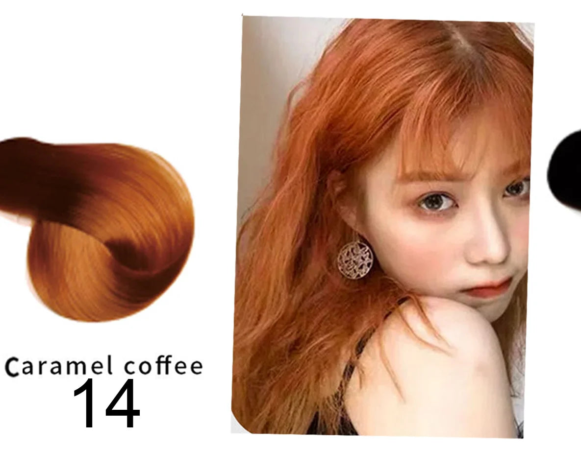 Mokeru Natural Brown Hair Color Shampoo – Long-Lasting Permanent Dye