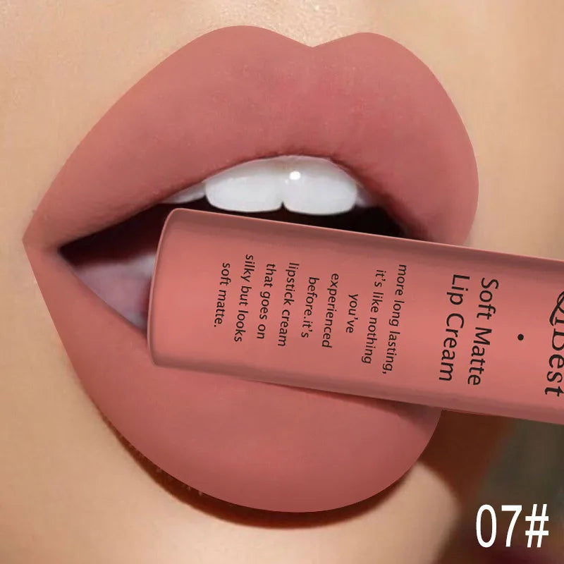 Hot Velvet Matte Nude Lip Gloss – Long-Lasting & Waterproof