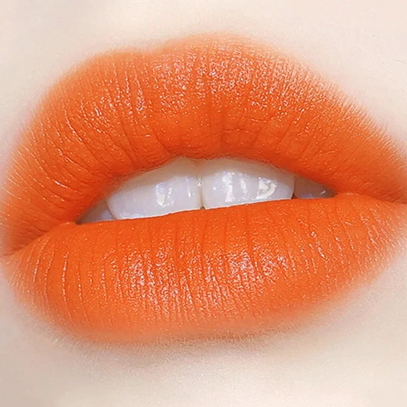 Orange Matte Lipstick – Silky Smooth & Long-Lasting