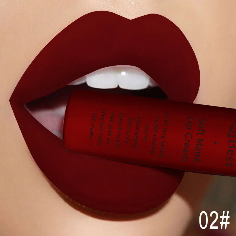 Hot Velvet Matte Nude Lip Gloss – Long-Lasting & Waterproof