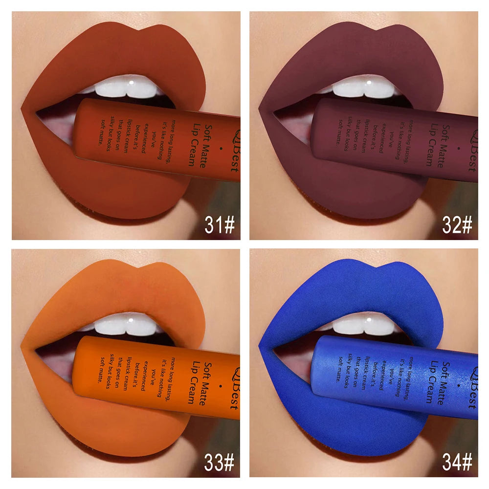 Hot Velvet Matte Nude Lip Gloss – Long-Lasting & Waterproof