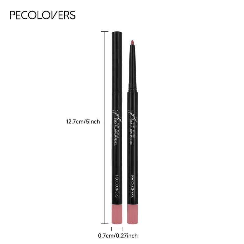 Waterproof Matte Lipliner Pencil 12 Colors Long Lasting