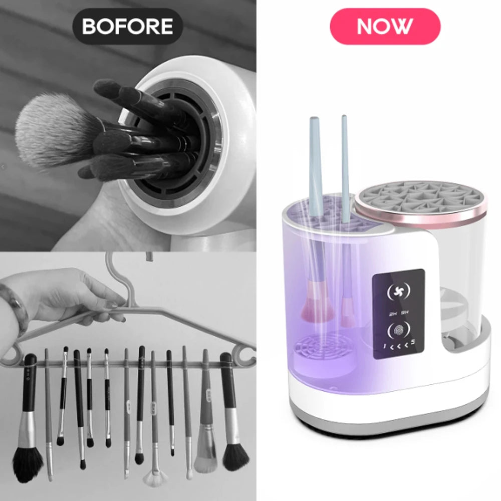 Electric Makeup Brush Cleaner – Automatic Wash & Dry