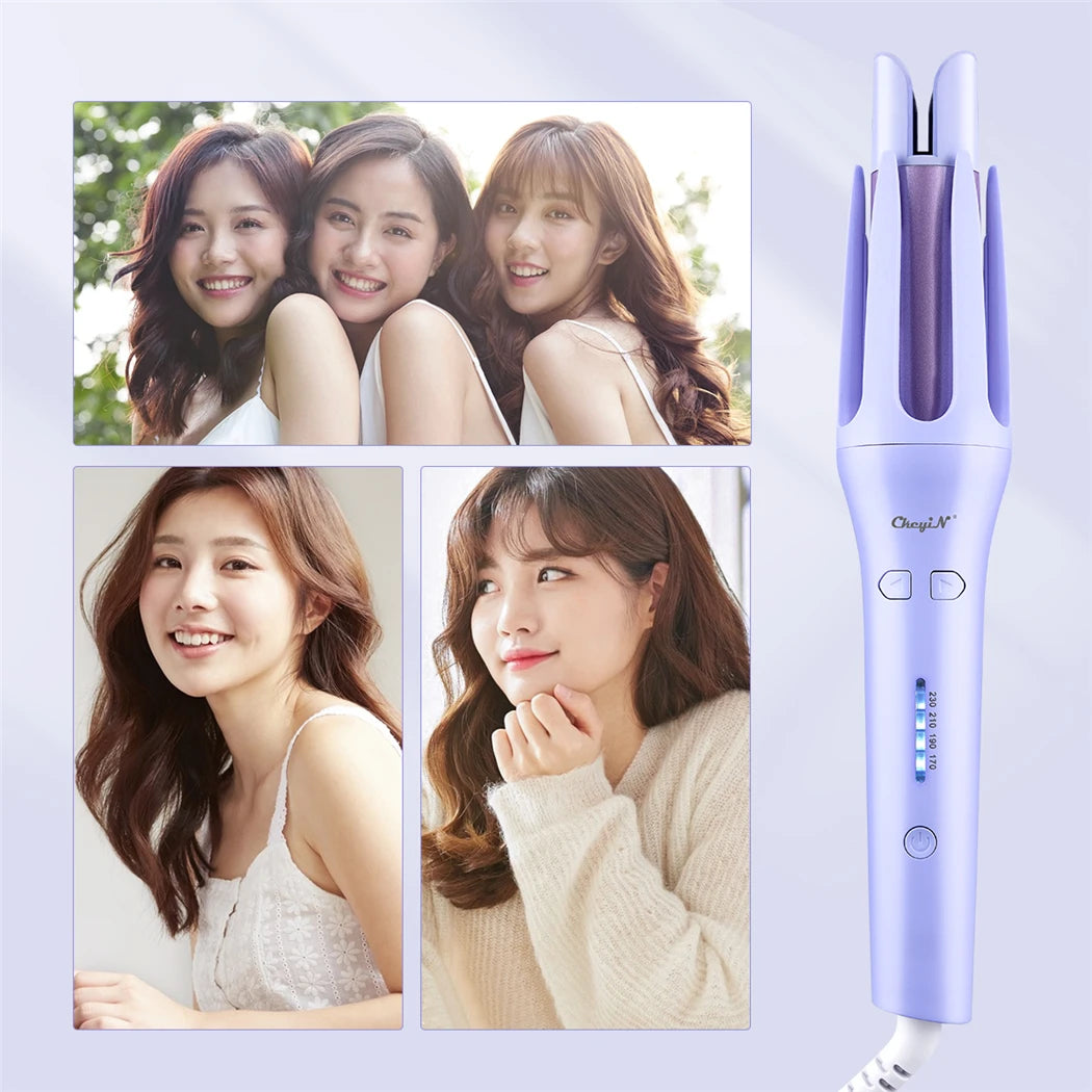 CkeyiN Automatic Curling Iron – Perfect Curls in Minutes
