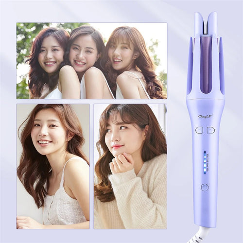 CkeyiN Automatic Curling Iron – Perfect Curls in Minutes - Addoree