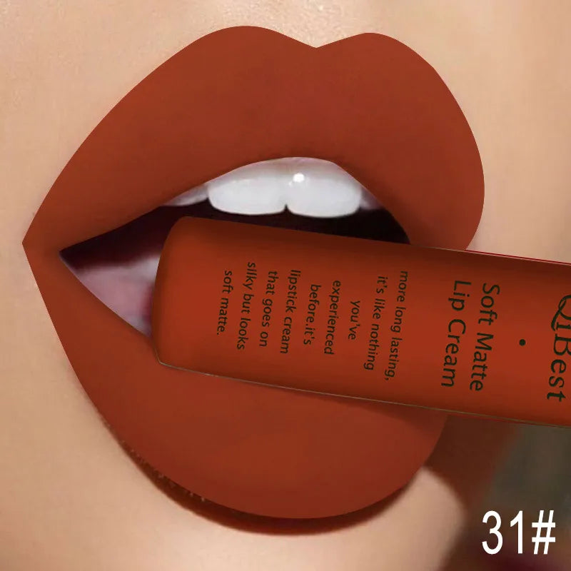 Hot Velvet Matte Nude Lip Gloss – Long-Lasting & Waterproof