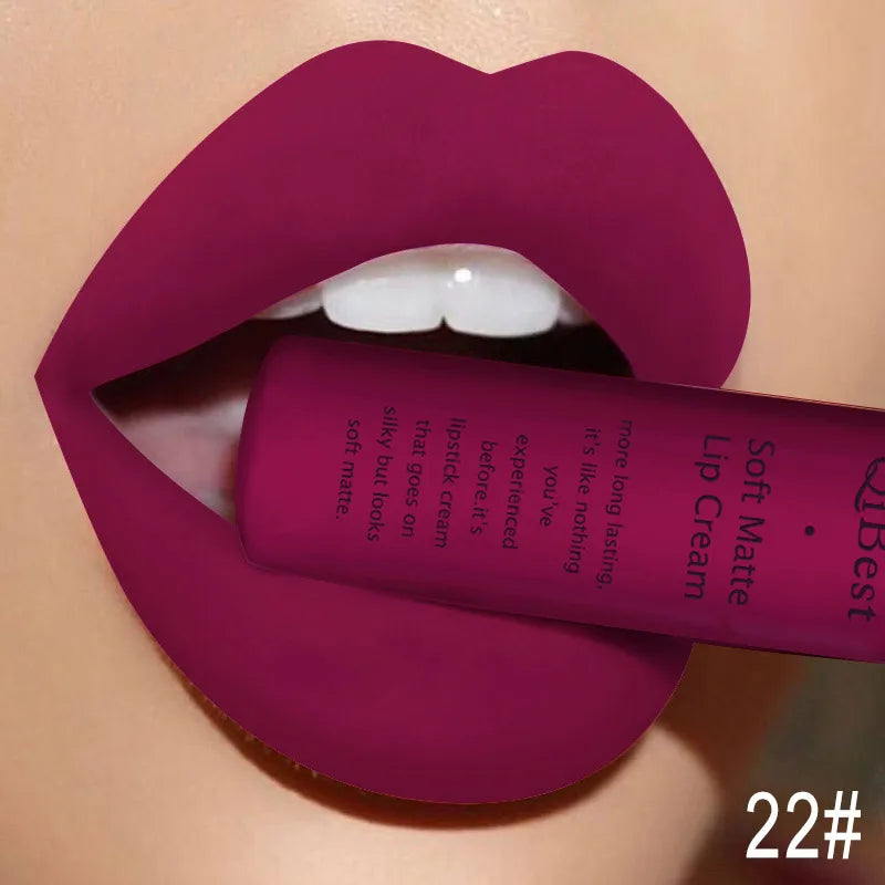 Hot Velvet Matte Nude Lip Gloss – Long-Lasting & Waterproof