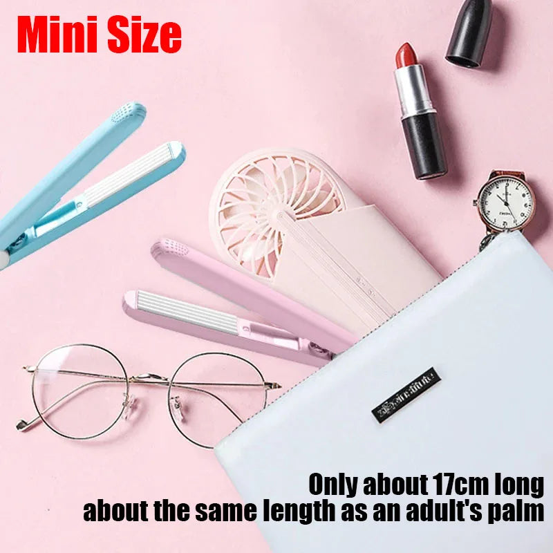 Mini Hair Curler – Electric Flat Iron & Crimper for All Hair