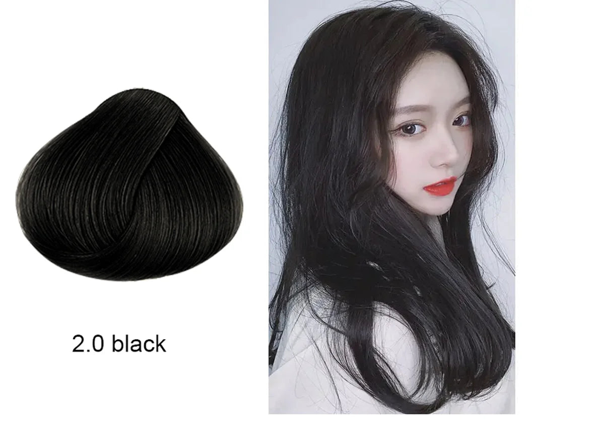 Mokeru Natural Brown Hair Color Shampoo – Long-Lasting Permanent Dye
