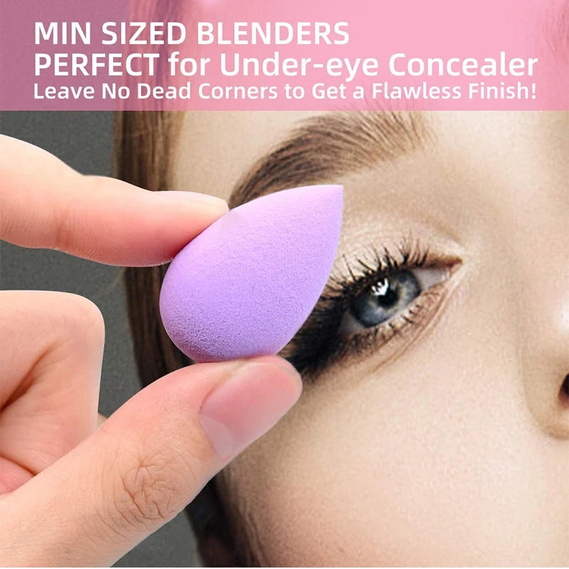 6Pcs Mini Makeup Sponge Powder Puff Set
