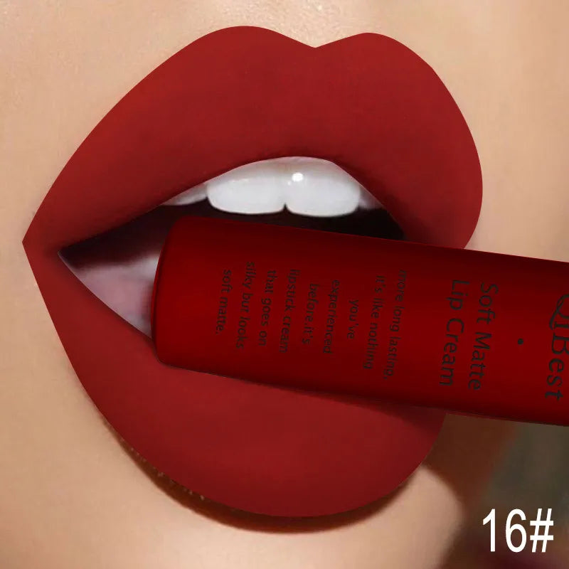 Hot Velvet Matte Nude Lip Gloss – Long-Lasting & Waterproof