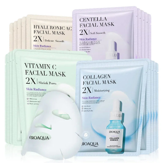 20 units of BIOAQUA Centella collagen and vitamin C facial masks