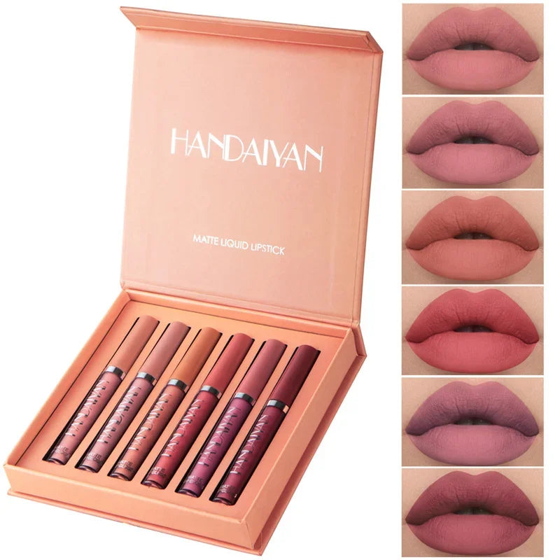 HANDAIYAN Lipstick Set – Waterproof, Long-Lasting & Matte