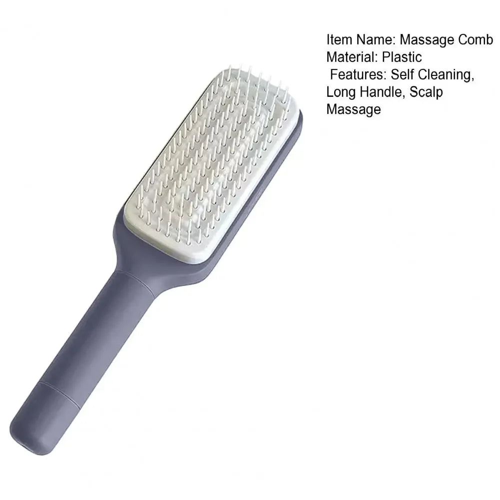 Long Handle Rotating Hair Comb