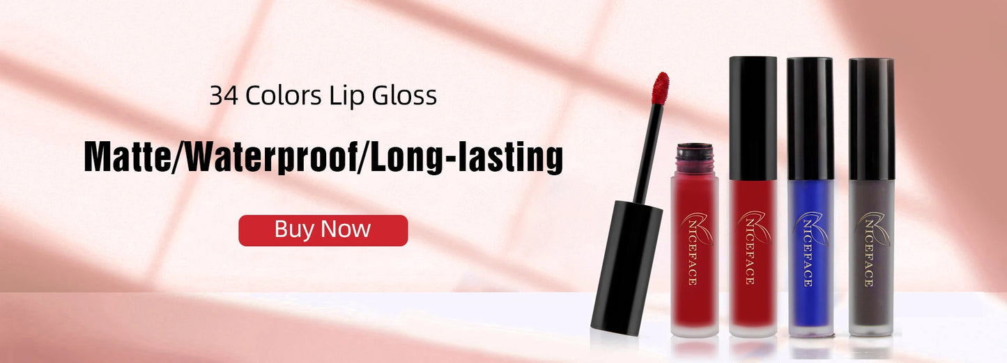 Hot Velvet Matte Nude Lip Gloss – Long-Lasting & Waterproof