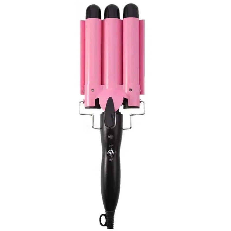 Professional triple curling iron
