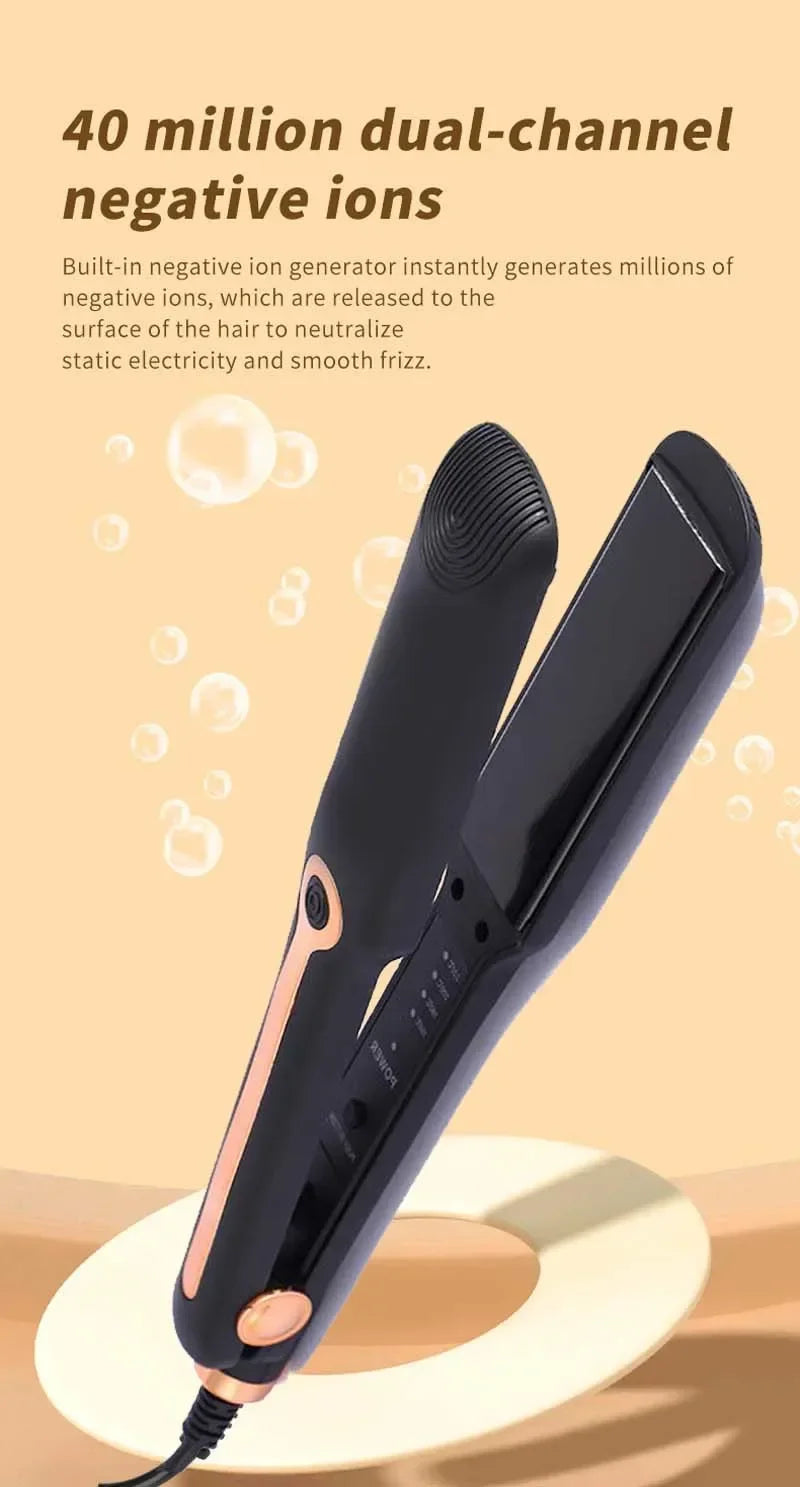 Tinsol 2-in-1 Hair Straightener Curling Iron