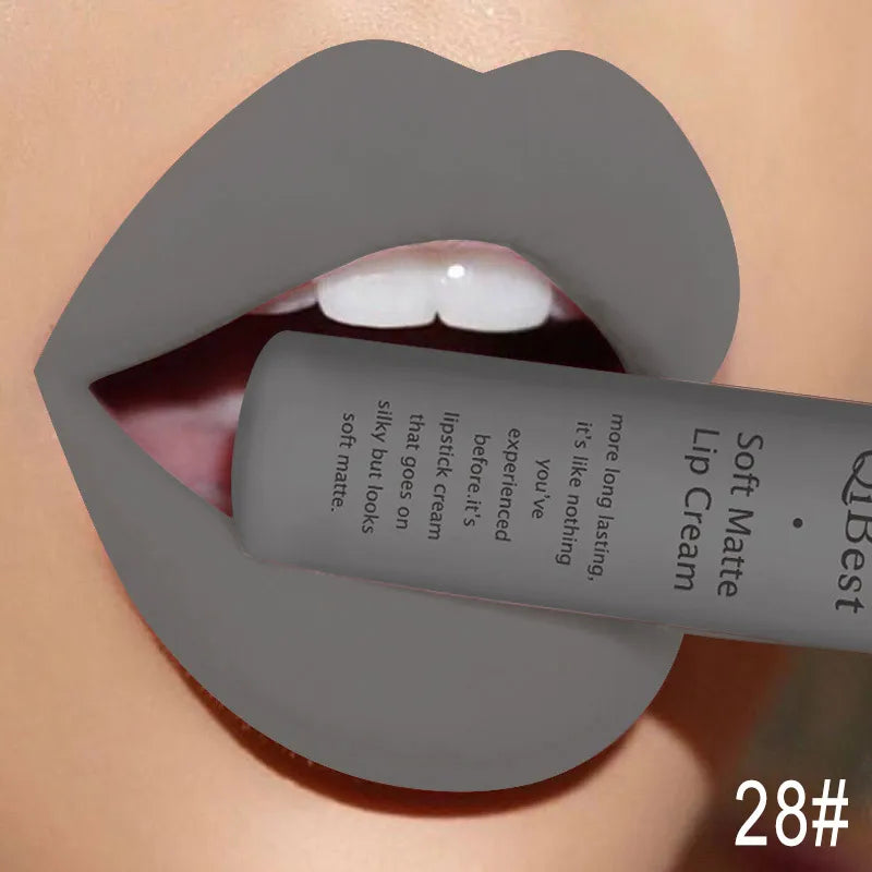 Hot Velvet Matte Nude Lip Gloss – Long-Lasting & Waterproof