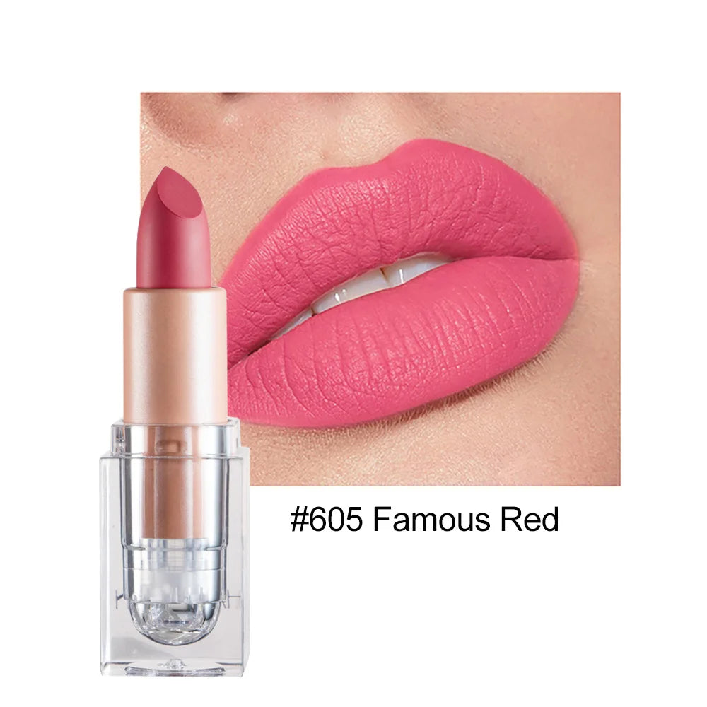 HANDAIYAN Matte Nude Lipstick – Velvet, Long-Lasting & Waterproof