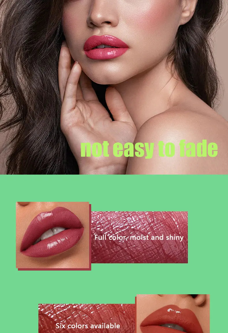 Waterproof Long-lasting Lip Gloss Non-stick Cup