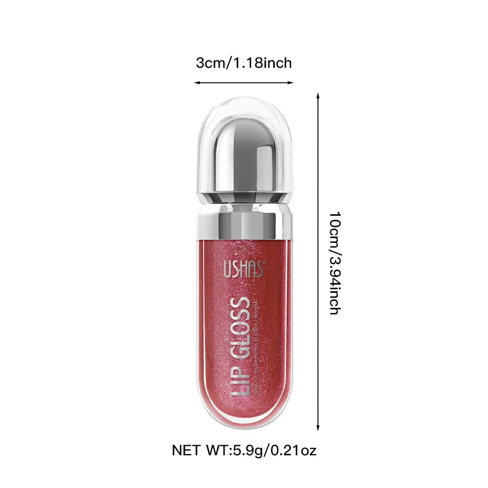 USHAS 12 Colors Pearlescent Liquid Lipstick