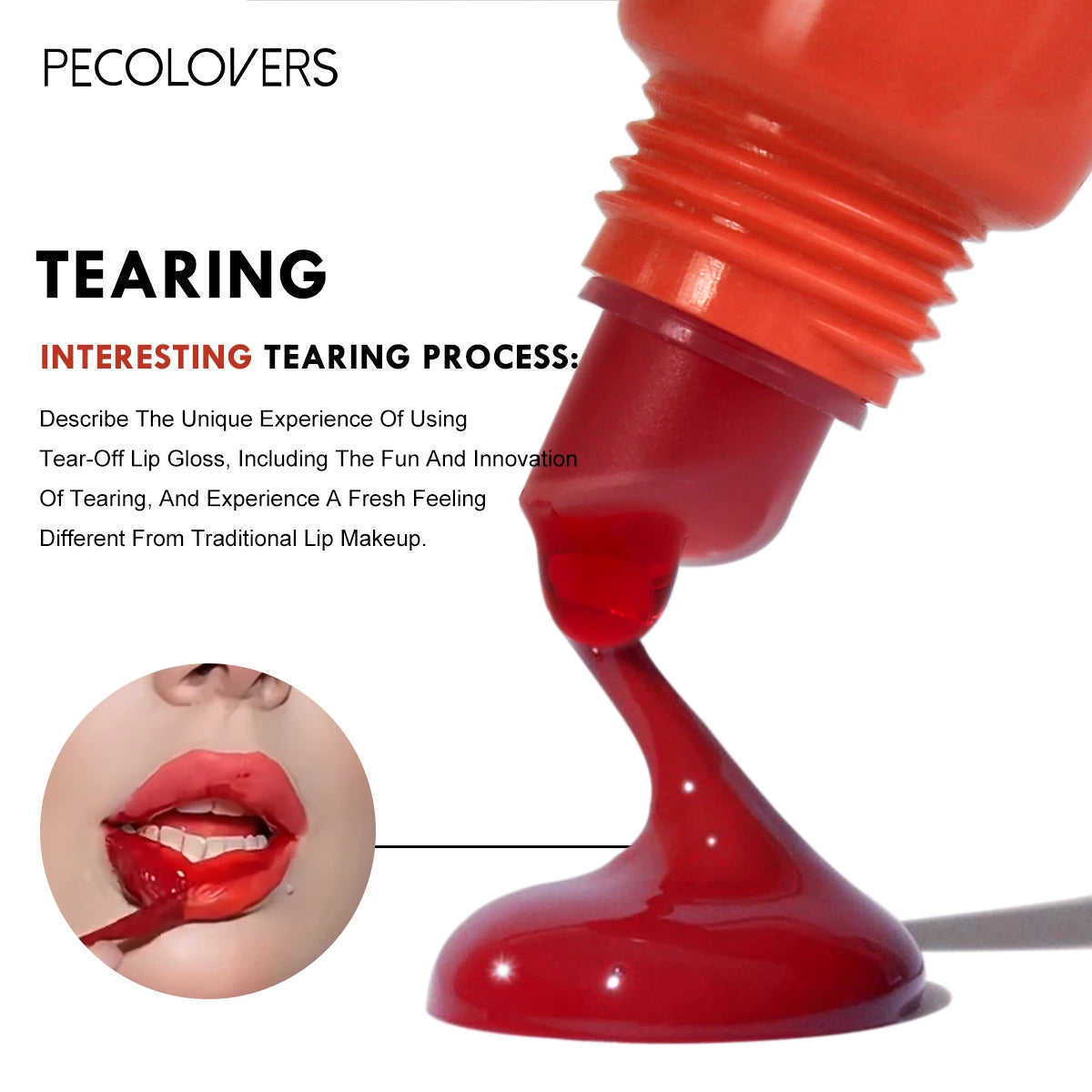 Peel-Off Multi-Color Lip Gloss – Waterproof & Long-Lasting Matte