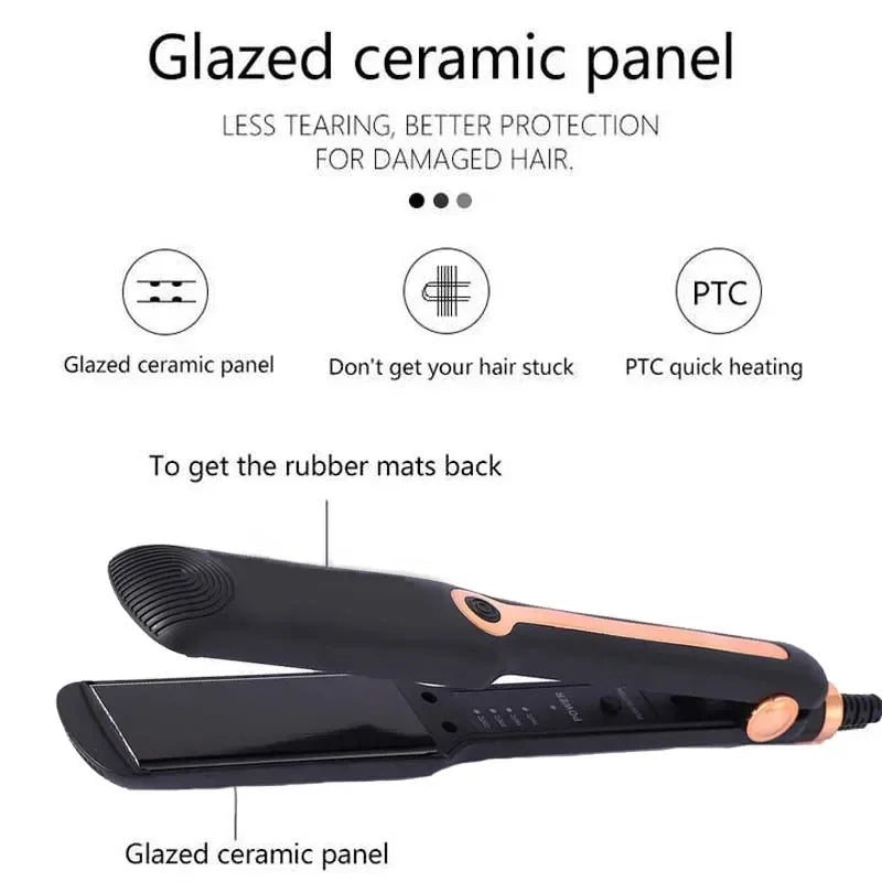 Tinsol 2-in-1 Hair Straightener Curling Iron