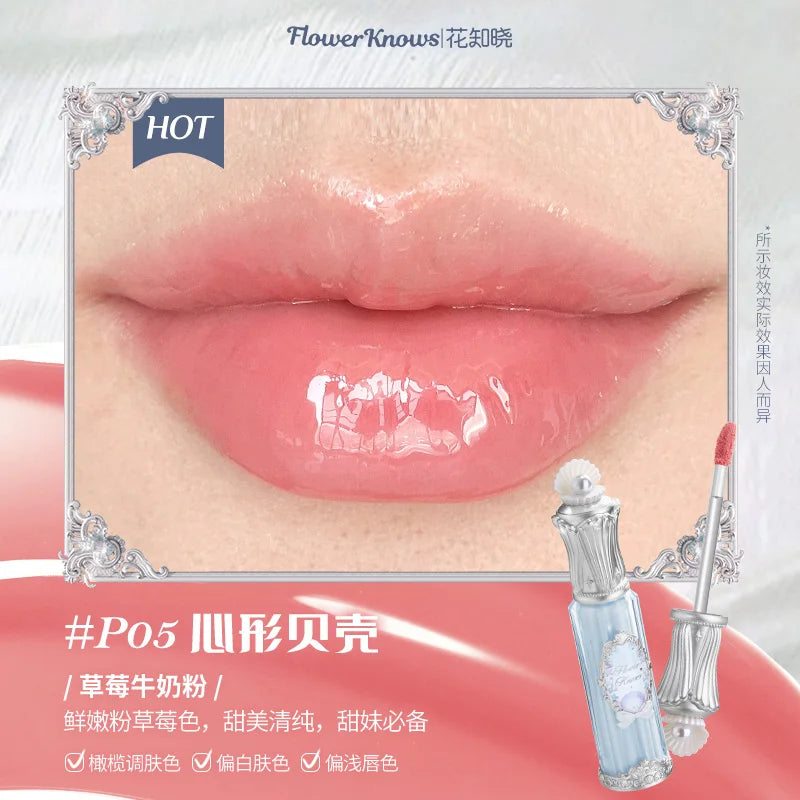 Flowerknows Strawberry Cupid Lipstick – Matte Velvet Lip Gloss
