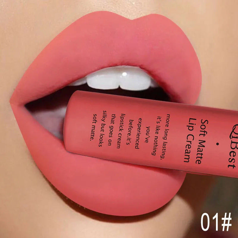 Hot Velvet Matte Nude Lip Gloss – Long-Lasting & Waterproof