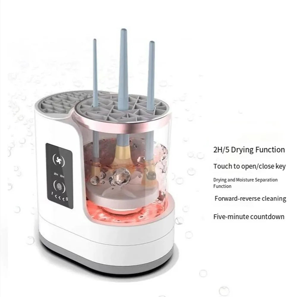 Electric Makeup Brush Cleaner – Automatic Wash & Dry