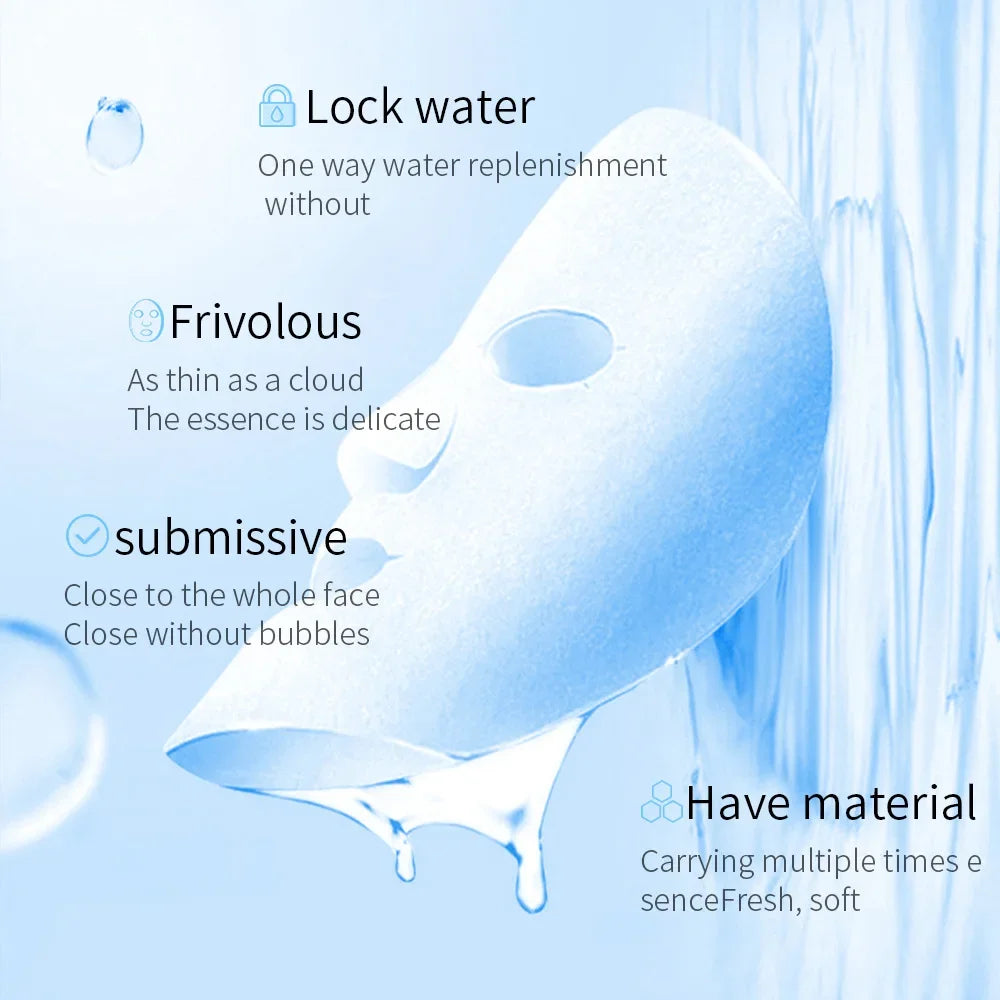 BIOAQUA Centella Collagen and Vitamin C Facial Masks with 20 units