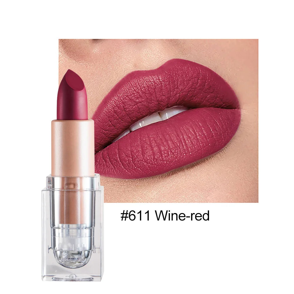 HANDAIYAN Matte Nude Lipstick – Velvet, Long-Lasting & Waterproof